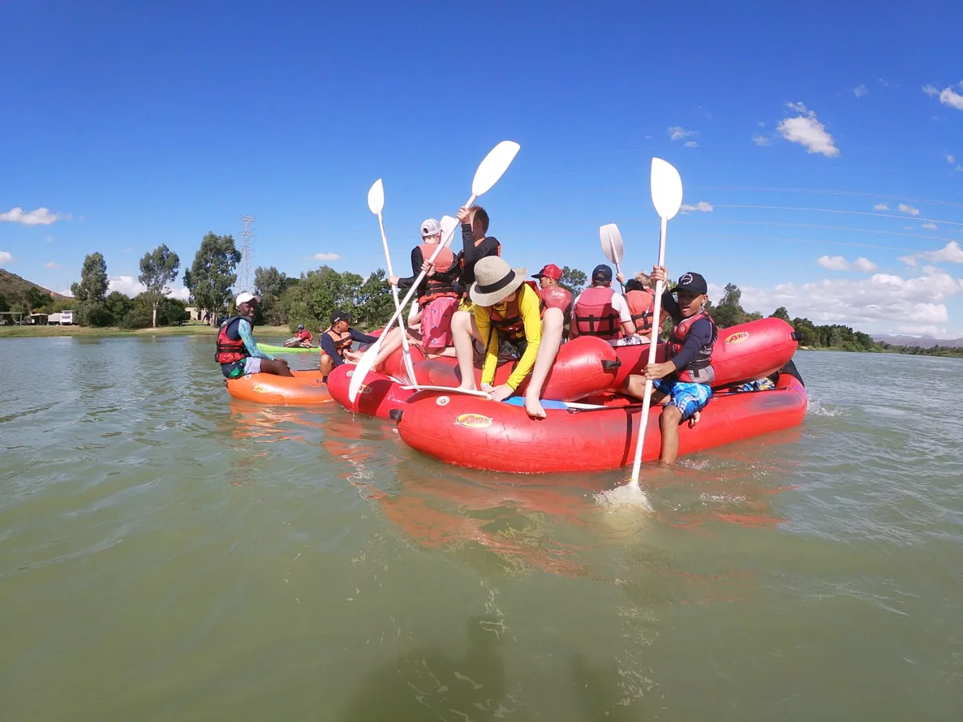 Breede River rafting - Extreme Camps